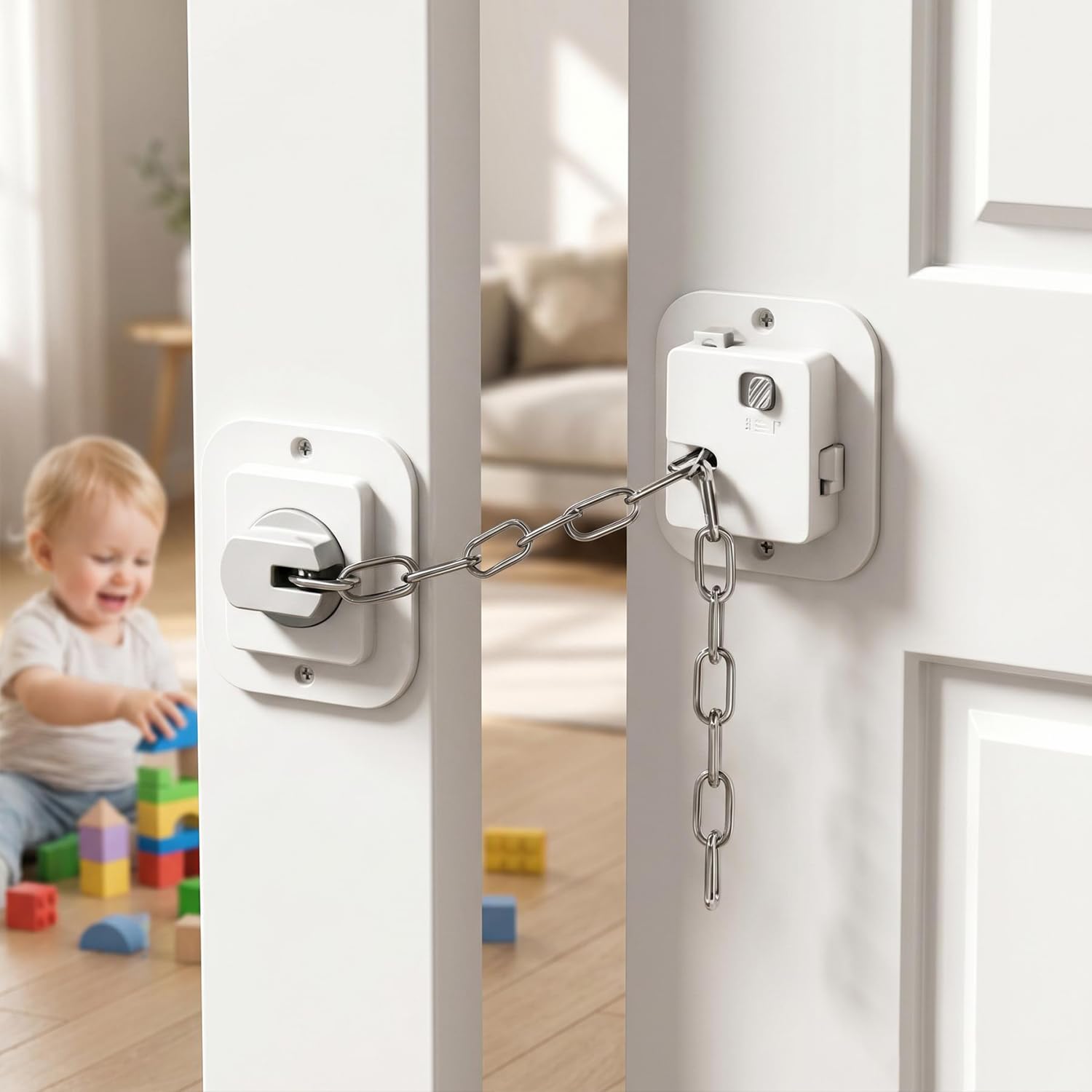 Child Proof Door Lock Adjustable Latch