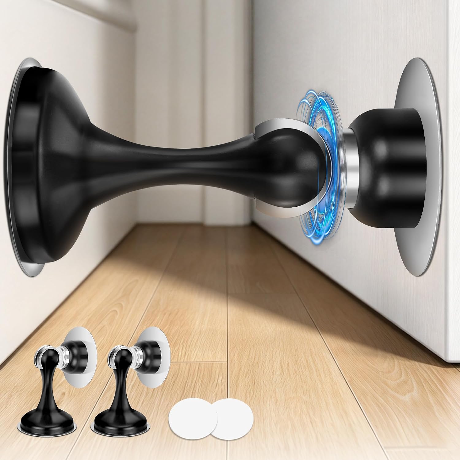 Magnetic Door Stoppers 2 Pack Stainless Steel