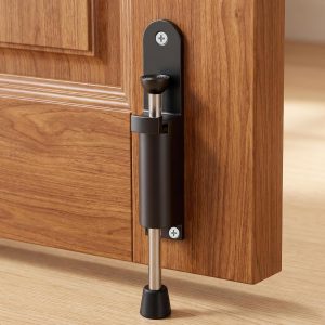 Foot-Operated Kickdown Door Stopper