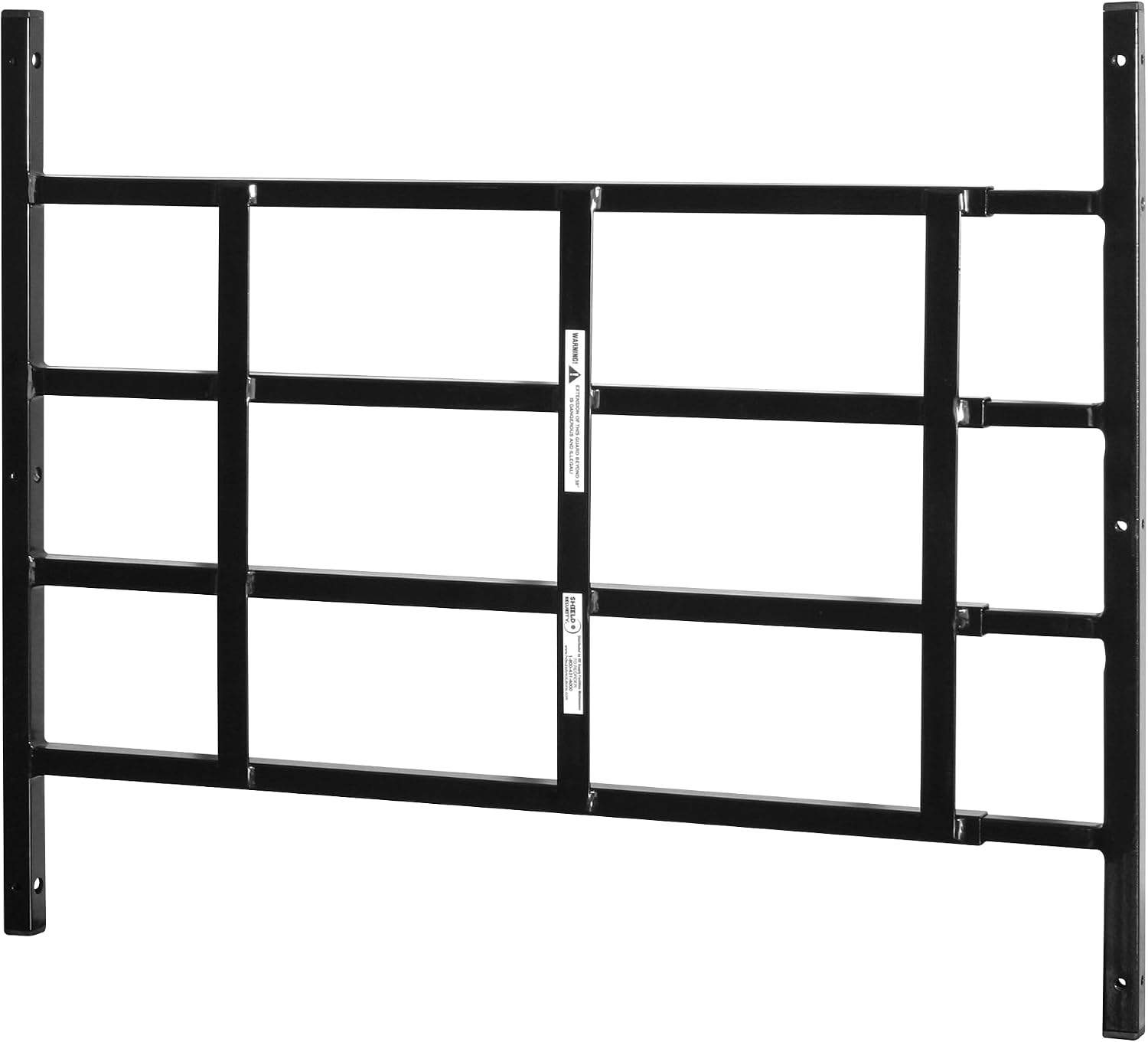 Adjustable 4-Bar Window Security Grill