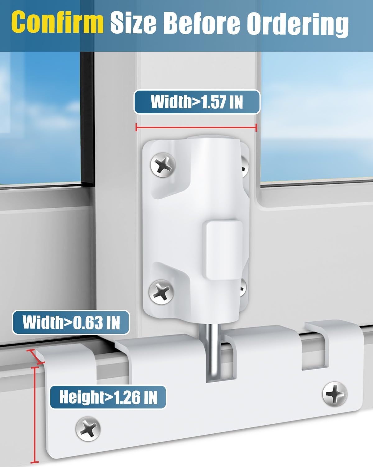 Sliding Door Foot Lock - Image 2