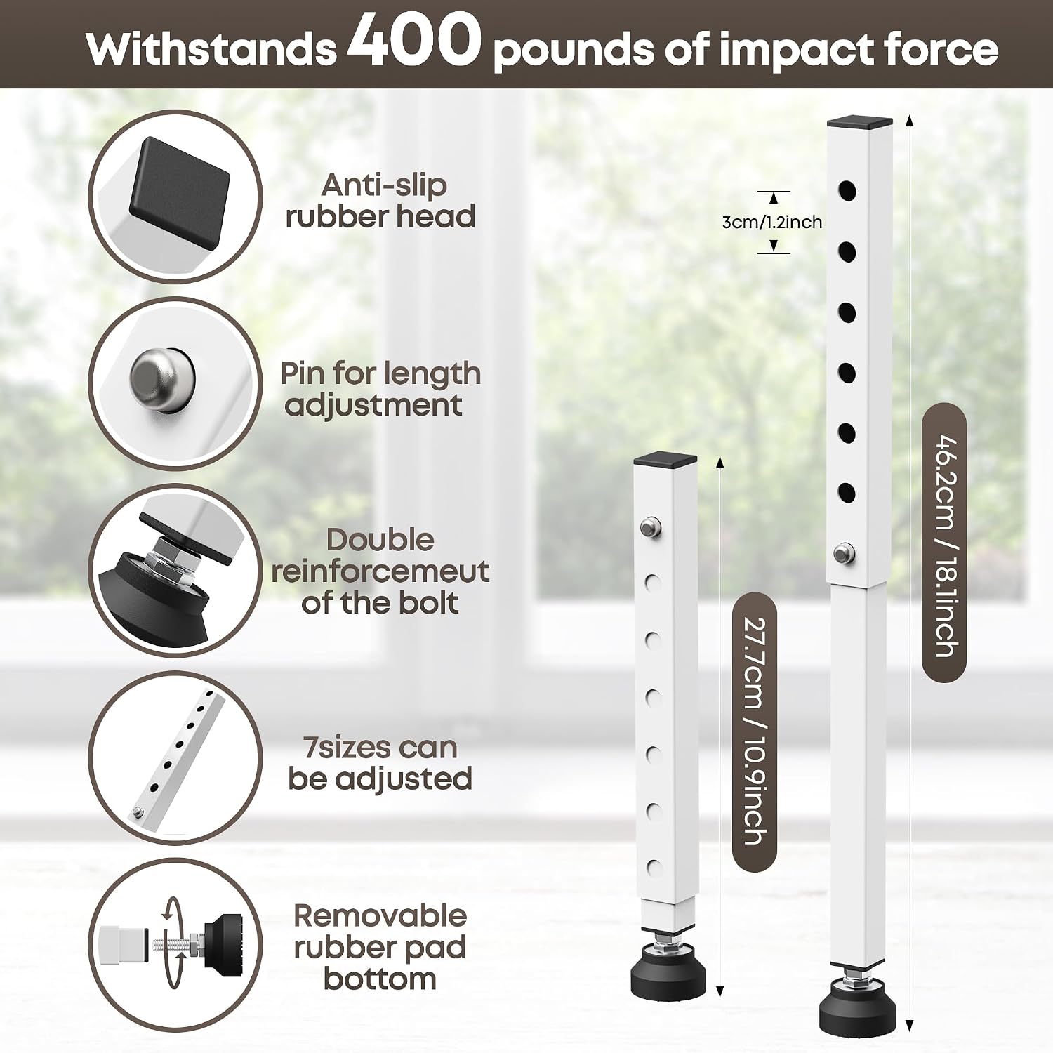 Adjustable Sliding Window Security Bar - Image 2