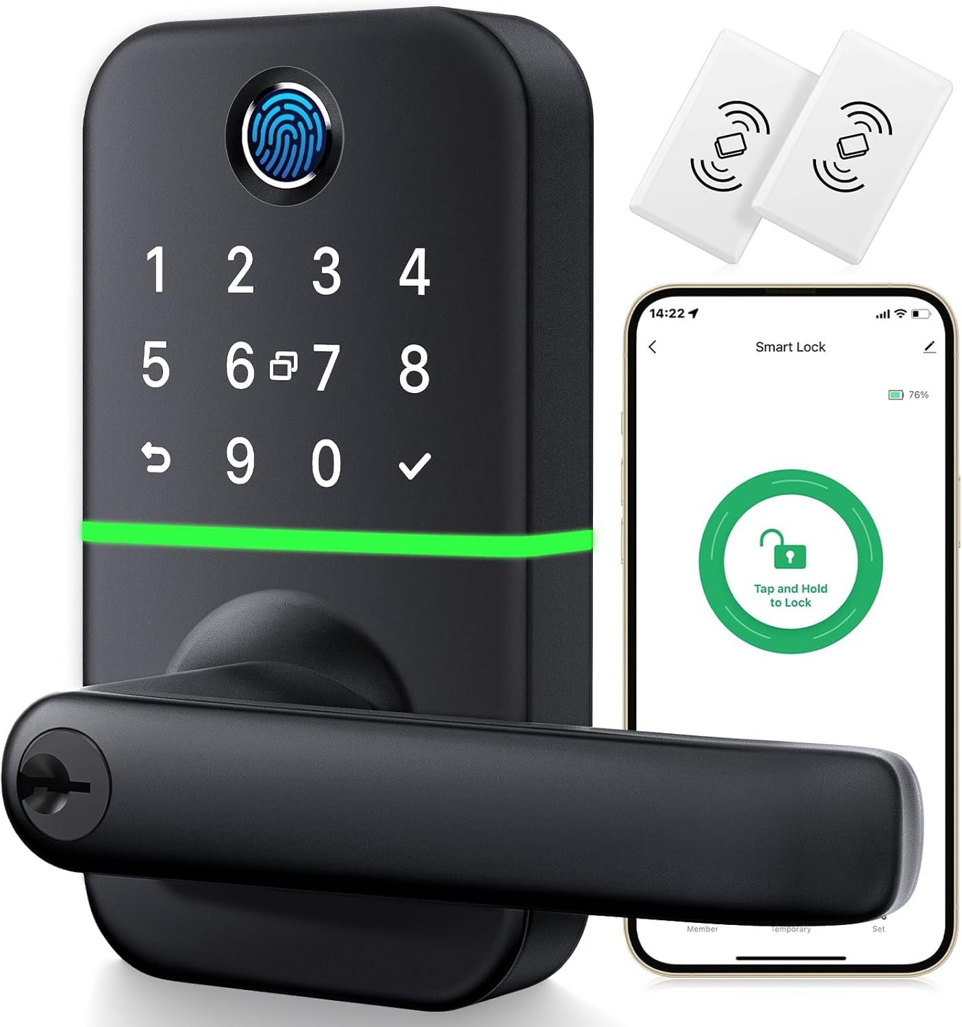 Keypad Smart Door Lock with Handle