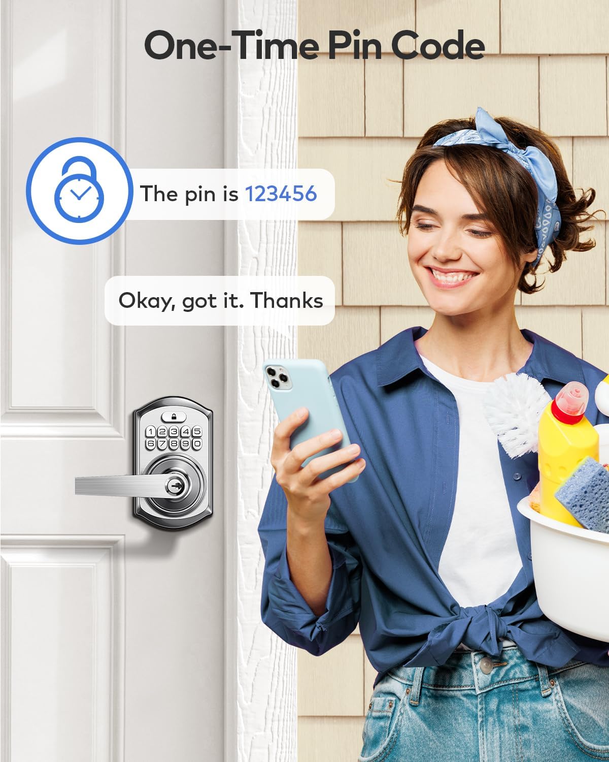 Keyless Entry Door Lock with Keypad - Image 3