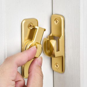Gold Barn Door Flip Latch
